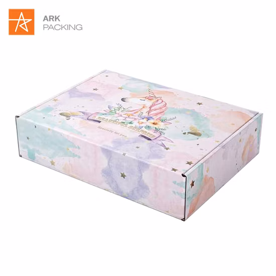 Foldable Corrugated Cardboard Empty Carton Apparel Gift Box for Clothes Garment Paper Boxes