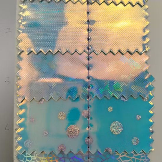 Flocking Synthetic PU Leather with Viscose Backing Fabric for Garment