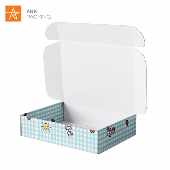 Foldable Corrugated Cardboard Empty Carton Apparel Gift Box for Clothes Garment Paper Boxes