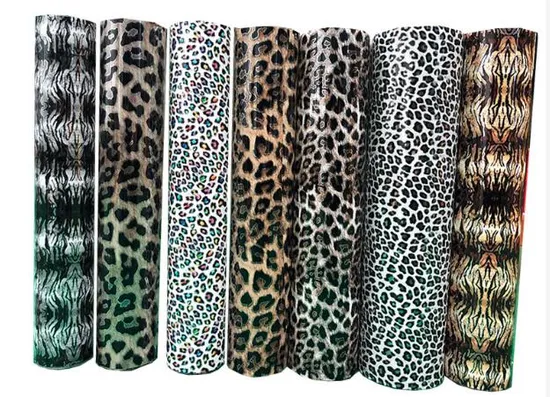 Factory Wholesale Pet Holographic Heat Transfer Animal Patterns (HS-HTF-028)
