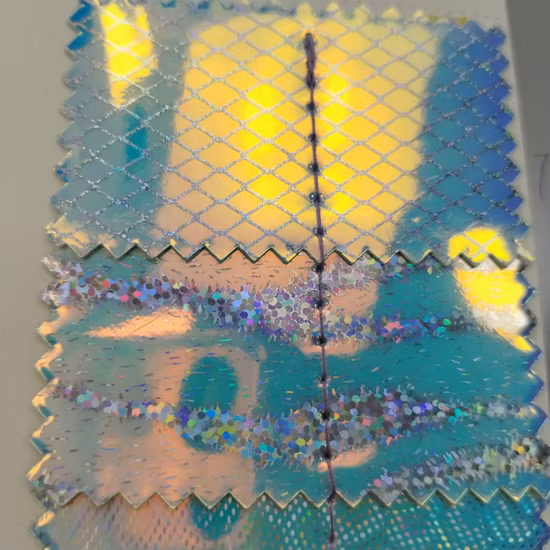 Flocking Synthetic PU Leather with Viscose Backing Fabric for Garment