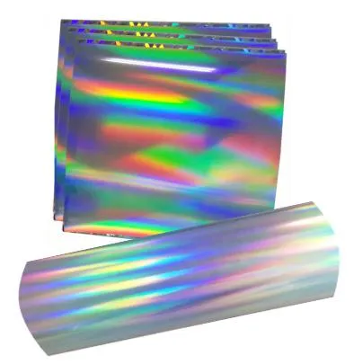 Factory Wholesale Pet Holographic Heat Transfer Satin Type Patterns (HS-HTF-027)